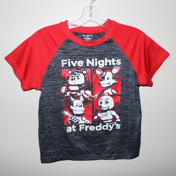 FREE*❤️Five Nights At Freddy's kids t-shirt FNAF graphic tee Medium M 10/12 - Picture 1 of 3